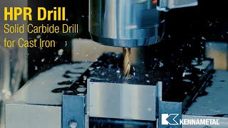 HPR Drill  Solid Carbide Drill for Cast Iron [upl. by Quintus]