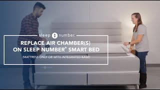 How To Replace Air Chambers In Your Sleep Number® Smart Bed With A NonAdjustable Base [upl. by Dohsar]