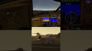 Smooth landing into Portland in the Challenger 650 XPlane 12 jlproductionsyt shorts aviation [upl. by Spevek]