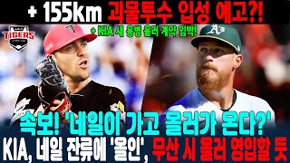 속보 네일이 가고 올러가 온다 KIA 네일 잔류에 올인 무산 시 올러 영입할 듯   155km 괴물투수 입성 예고 제임스네일 애덤올러 [upl. by Ieppet]