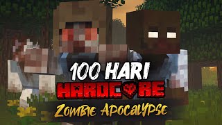 100 Hari Minecraft Hardcore Zombie Apocalypse Part 2 [upl. by Belak]