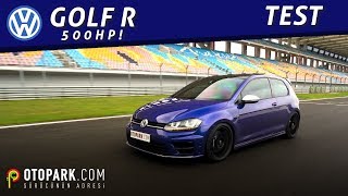 VW Golf R 500hp  230kmh ile KOPTUK   0100 kmh 36sn  TEST English Subtitled [upl. by Riada326]