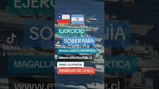 Ejercicio soberanía chilena Armada y Fach geopolitica chile argentina fach antartica antartida [upl. by Accire]