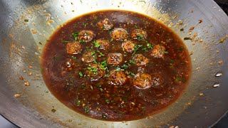 Veg Manchurian Gravy Restaurant Style वेज मंचूरियन ग्रेवी Manchurian Recipe In Hindi Chef Ashok [upl. by Nojram]