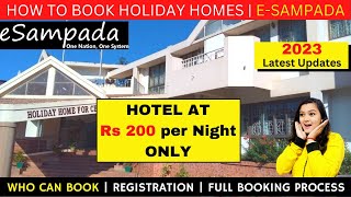 E sampada Holiday Home BOOKING  Holiday Homes Full Booking Process Online  2023 [upl. by Burgener]