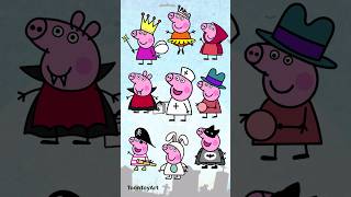 Peppa Pigs Halloween Costumes 🎃 Fun amp Frightening Outfits Revealed shorts peppapig [upl. by Eltsyek]