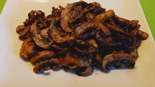 Champiñones en Freidora de Aire 🍄 ¡Receta con Champiñón en Air Fryer [upl. by Cariotta]