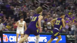 Schoolcraft Highlights  Division 3 Boys Basketball Final vs Menominee  32622 [upl. by Ganiats411]