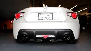 PTUNING FRSBRZ DS325 3quot T304 Full VBand Stainless Steel Dual Exhaust Systems [upl. by Ihcehcu]