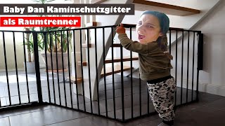 Kaminschutzgitter als Raumtrenner Baby Dan Treppenschutzgitter [upl. by Blaire172]