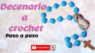 rosario  decenario a crochet  virgen amigurumi  paso a paso [upl. by Yahsel24]