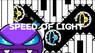 SPEED OF LIGHT 100 GEOMETRY DASH easy demon Quenayfl [upl. by Aneled733]