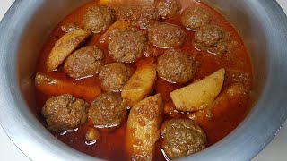 Mutton Kofta Recipe  Kofta Curry  Aloo Kofta Curry  Meatballs Recipe  مٹن کوفتہ آلو [upl. by Maureen]