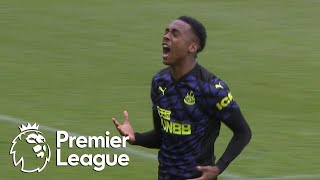 Joe Willock smashes Newcastle ahead of Fulham  Premier League  NBC Sports [upl. by Stalker]