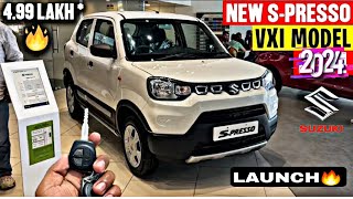 NEW SPRESSO CAR VXI MODEL🔥 MARUTI SUZUKI SPRESSO 2024 LAUNCH PRICEDESIGNFEATURES [upl. by Yeo]