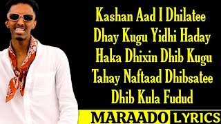 Abdiraxman Nasri Adaa Dugan Hees Cusub Lyrics [upl. by Weasner]