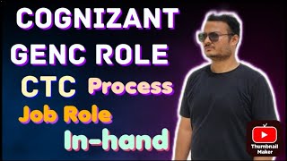 All about Cognizant Genc Role  PAT  CTC amp In Hand Salary  Job Roles  Changed process [upl. by Nethsa]