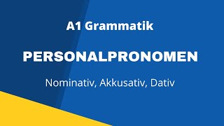 Personalpronomen im Nominativ akkusativ and Dativ [upl. by Daegal]