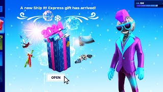 BONUS PRESENT in Fortnite WINTERFEST [upl. by Neirod]