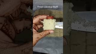 Fresh Coconut Burfi Recipe  Coconut Burfi Recipe  coconutburfi coconut diwalispecial sweet [upl. by Haynes]