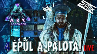 ARK Ascended Aberration  4Rész Megépítjük a PALOTÁT Ha a játék engedi😅  Stark LIVE [upl. by Neroc]