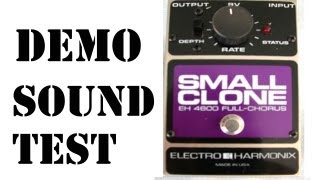 Electro Harmonix Small Clone  sound test  possibilities  by Nomakills [upl. by Mundt]