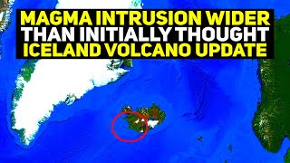 Massive Magma Intrusion in Iceland Volcano Eruption Update [upl. by Keviv]