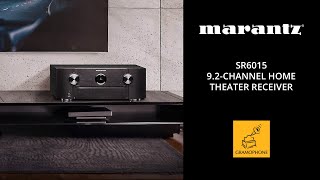 Marantz SR6015 92 channel 8K AV Receiver [upl. by Janette]