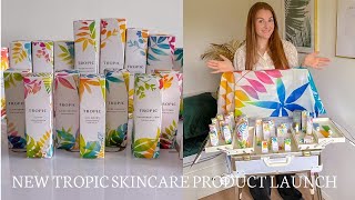 NEW TROPIC SKINCARE PRODUCT LAUNCH  Certified Organic amp Refillable Reusable Recyclable Packaging [upl. by Smail]