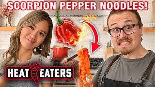 Joshua Weissman Makes Spicy Instant Noodles GOURMET  Heat Eaters [upl. by Aynwat758]