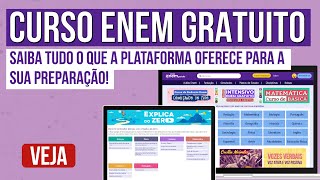 CURSO ENEM GRATUITO saiba tudo o que a plataforma oferece para a sua preparação [upl. by Noiraa]