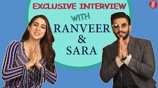 Ranveer Singh amp Sara Ali Khan Candid Interview for Simmba Movie [upl. by Enyale]