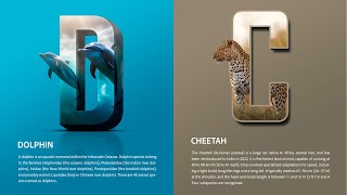 Photoshop Tutorial  Letter Poster Design [upl. by Fe]