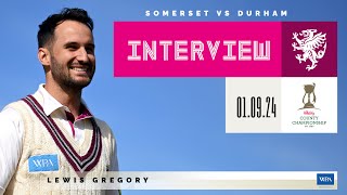 INTERVIEW Lewis Gregory reacts to Somerset win [upl. by Thacker746]