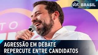 Candidatos comentam cadeirada de Datena contra Marçal  SBT Brasil 160924 [upl. by Bej843]