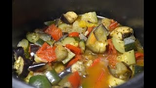 Ratatouille une recette au cookeo [upl. by Richer]