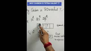 why Carbon is Tetravalent  carbonfamily short [upl. by Pernick]