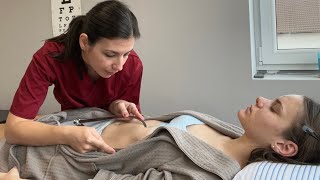 ASMR Abdominal Physical Assessment amp Massage  Feet Exam Babinski amp Tuning Fork Tests [upl. by Noyk]