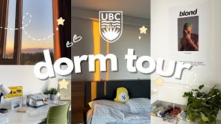 UBC Dorm Room Tour 🛌  Ponderosa Commons Studio [upl. by Erdied771]