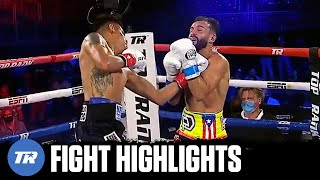 Emanuel Navarrete Puts on A Show Scores 4 Knockdowns Finishes Diaz Retains Belt  FIGHT HIGHLIGHTS [upl. by Joacimah]