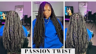 How to Passion Twist  2 Different Methods  No Rubber Band [upl. by Burris]