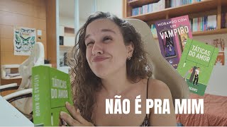 UM VLOG FALANDO MAL DE LIVROS  vlog de leitura [upl. by Aesoh]