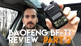 Baofeng T1 Review Part 2  Long Range Test 72 Miles [upl. by Theola]