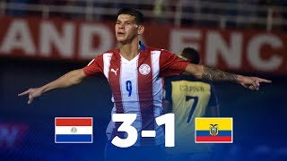 Eliminatorias  Paraguay 31 Ecuador  Fecha 17 [upl. by Oilicec]