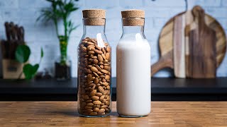 How to Make Almond Milk  4 Ways  Almond Flour Recipe [upl. by Bornstein1]