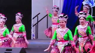 Wausau Wisconsin Hmong New Year 202425 girls danced Liminous Right [upl. by Tara]