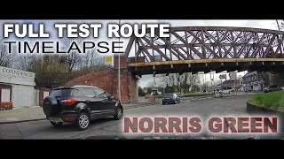 Full Test Route Timelapse  Norris Green [upl. by Narud]