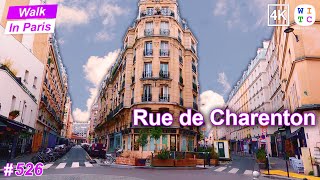 Rue de Charenton  Paris Walking Tour [upl. by Reltuc497]