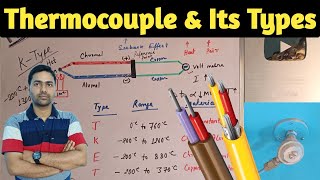 Thermocouple  Working and Principle of Thermocouple  Types of Thermocouple [upl. by Warwick]