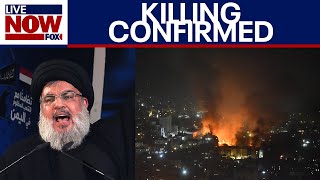 DEATH CONFIRMED Hezbollah leader assassinated by Israel  LiveNOW from FOX [upl. by Mixam]